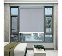 Blackout Roller Blinds 35/50/75/90/115/130cm, 99% Uv-resistant Blackout Curtains, Window Roller Shades, Privacy Blinds, Sunshade Roller Blinds No Drilling,grey-60x125cm/24 * 49in