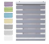 Blackout Roller Blinds 35 x 150 cm UV Protection Thermal Properties Thermal Roller Window Blinds with Adjustable chain mechanism for Home Office Window Blinds, Light Grey