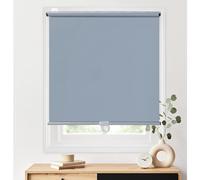 Blackout Roller Blinds No Drill Adjustable Sizes (40 120cm) Thermal es for Privacy Grey 150x200cm (59x79in) Perfect for Home & Office
