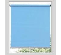 Blackout Roller Blinds Privacy Shades No Drill Window Curtains Temporary Roll Up Blinds 49x79in (125x200cm) Perfect for Sun Protection & Home Decor