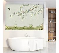 Blackout Roller Blinds - Traditional Floral Design, Easy to Clean, Trimmable with Fittings, Available in Various Widths (60-140 cm)