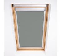 Blackout Roller Roof Blinds for DAKEA code M4A windows (Pewter)
