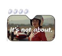 Blackout Shade Racing Spirit: It'S Not About The Finish Line Car Windshield Sunshade Car Visor Blackout Shade(70x130cm)