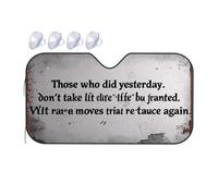 Blackout Shade Those Who Did Yesterday Don'T Take Life For Granted. Car Windshield Sunshade Sun Shade For Car Windshield Sunshade(70x130cm)