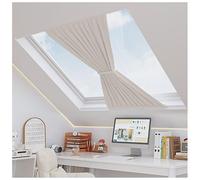 Blackout Skylight Shades for Roof Windows, Thermal Insulation Skylight Cover for Ceiling, Easy Install Skylight Blinds for Inclined Plane Room