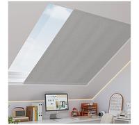 Blackout Skylight Shades for Roof Windows, Thermal Insulation Skylight Cover for Ceiling, Easy Install Skylight Blinds for Inclined Plane Room