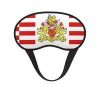 Blackout Sleep Mask, Exquisite Flag of The Senate of Bremen Print Design, Soft Breathable Eye Cover for Travel Yoga Shift Change