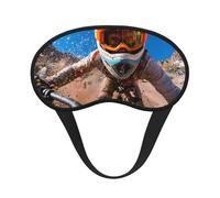 Blackout Sleep Mask, Exquisite Into The Wild Print Design, Soft Breathable Eye Cover for Travel Yoga Shift Change