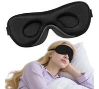 Blackout Sleep Masks for Women & Men - Zero Pressure Sleeping Eye Mask- Ergonomic Design 3D Cutout Eye Movement Friendly, Ultra Soft & Comfortable for Nap/Travel