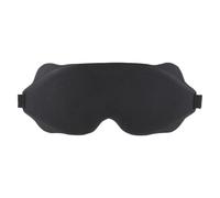 Blackout Sleeping Blindfold - Relaxing Night Aid, Ergonomic Deep Socket Pressure Free, Lightweight Build + Total Dark Coverage, High Density Fiber Smooth Texture - for Airplane Use & Bedroom Comfort
