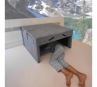 Blackout Sleeping Tent, 40mm Thick, Soundproof and Light-Proof, Built-in Bluetooth Dual Speakers, Foldable Storage, Ventilation Holes, Sound Insulation Cotton