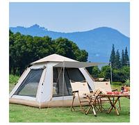 Blackout Tent 4 People Insect-Proof,Double Doors and Four Windows Teepee Tents for Camping Light and Stable Double Skin Tent for Family,Outdoor,Hiking and Mountaineering