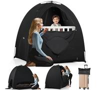 Blackout Tent for Pack and Play - Sleep Pod with Light-Blocking - Portable Pack N Play Blackout Cover for Travel Crib/Mini Crib/Palyards