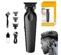 Blackout Trimmer Plus Zero Gap, Barbers Tonic Blackout Trimmer Premium Zero-Gapped, Cordless Rechargeable Zero Gapped Trimmers for Men, Fast Carving, Instantly Do Crispy Line (Gold Box,1pc)