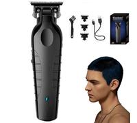 Blackout Trimmer Plus Zero Gap, Cordless Rechargeable Zero-Gapped Safety Razor Hair Clipper for Men, Fast Carving, Instantly Do Crispy Line Ups (1 Set)