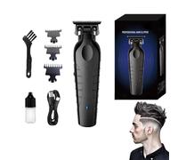 Blackout Trimmer Plus Zero Gap, Cordless Rechargeable Zero-Gapped Safety Razor Hair Clipper for Men with Three Limit Combs & Non-Slip Handle (1pcs)