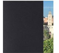 Blackout Window Film Matte Black Large Sizes (Black, 120 x 250 cm) Total Blackout Privacy Self-Adhesive No Glue Anti UV No Residues Easy Application Shower Static Adhesive Removable