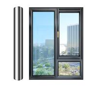 Blackout Window Film | Reflective Sun Blocking Film with Non-Internal External View | Way Heat Control Privacy Films Suitable for Office Home Silver