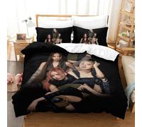 Blackpink 3D Printed Duvet Cover Set Bedding Set,Hidden Zipper Microfiber Soft Comforter Cover,Boys Bedding Set Blackpink Quilt Cover Single(140x200cm)