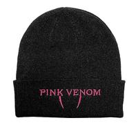 Blackpink Beanie Hat Pink Venom Logo Official Unisex Black One Size