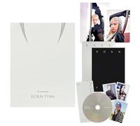 BLACKPINK - BORN PINK 2nd ALBUM [GRAY Ver.] + 2 Pin Badges + 4 Extra Photocards