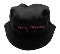 Blackpink Bucket Hat Pink Venom Logo New Official Unisex Black, Black, One Size