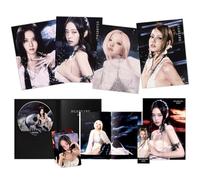 BLACKPINK - DEADLINE 3rd MINI ALBUM (SILVER Ver. - Random) Cover + CD + Photo Film Ticket + Folded Poster + 2 Pin Badges + 4 Extra Photocards Official K-POP Sealed Album