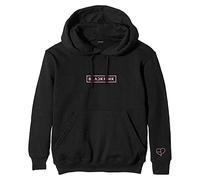 BlackPink Hoodie The Album Tracklist Band Logo Official Mens Black Pullover, black, XL