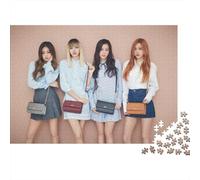 BLACKPINK Jigsaw Puzzles Puzzle for Adults Kids. 1000 Piece Star Impossible Challenge Toy Educational Games Home Decoration for Adults& Kids Age 14 Years Up 70x50cm/1000pcs