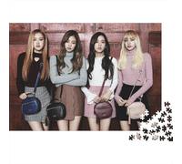 BLACKPINK Jigsaw Puzzles Puzzle for Adults Kids. 1000 Piece Star Impossible Challenge Toy Educational Game Home Decoration for Adults& Kids Age 14 Years Up 70x50cm/1000pcs