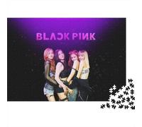 BLACKPINK Jigsaw Puzzles Puzzle for Adults Kids. 1000 Piece Star Whimsical Challenge Toy Educational Games Home Decoration for Educational Games Gifts 70x50cm/1000pcs