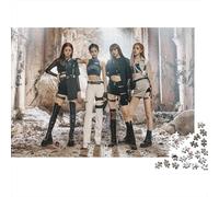 BLACKPINK Jigsaw Puzzles Puzzles for Adults Kids. 1000 Piece Star Impossible Challenge Toy Educational Game Home Decoration for Adults& Kids Age 14 Years Up 70x50cm/1000pcs
