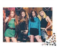 BLACKPINK Jigsaw Puzzles Puzzles for Adults Kids. 1000 Pieces Star Great Gifts Challenge Toy Educational Games Home Decoration for Educational Games Gifts 38x26cm/1000pcs