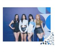 BLACKPINK Jigsaw Puzzles Puzzles for Adults Kids. 1000 Pieces Star Impossible Challenge Toy Educational Games Home Decoration for Educational Games Gifts 70x50cm/1000pcs