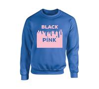 Blackpink jumper Concert Vintage Unisex Kids & Lady Fit Celebrating TOUR SweatShirt(3XL, Royal)