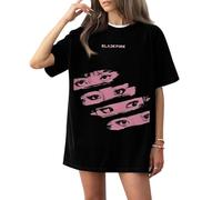 Blackpink Shirt Deadline Kpop Lisa Jennie Jisoo Rose Tshirt Blackpink 2025 World Tour Graphic Retro Support Tee Shirt for Fans Teen Girls