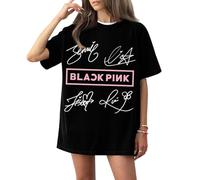 Blackpink Shirt Deadline Kpop Lisa Jennie Jisoo Rose Tshirt Blackpink 2025 World Tour Graphic Retro Support Tee Shirt for Fans Teen Girls