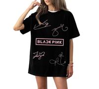 Blackpink Shirt Deadline Kpop Lisa Jennie Jisoo Rose Tshirt Blackpink 2025 World Tour Graphic Retro Support Tee Shirt for Fans Teen Girls