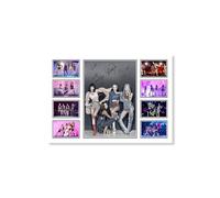 BLACKPINK Signed Photo Collage Print - Framed Limited Edition Collectible Wall Art Merchandise K-Pop Memorabilia - Jisoo, Jennie, Rosé, Lisa Autograph Reprints (A3 Unframed)
