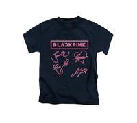 Blackpink, Trending Cool Iconic pop Tee T-Shirt Funny Unisex T Shirt Top Navy Blue