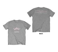 BlackPink T Shirt The Album Crown Band Logo Official Unisex Grey XL