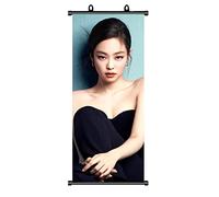 Blackpink TuYines Scroll Picture, Fan Item, Jennie Gift, Birthday Decoration, Fabric Poster 70 x 30 cm