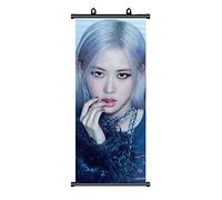 Blackpink TuYines Scroll Picture, Fan Item, Rose, Gift, Birthday Decoration, Fabric Poster 70 x 30 cm