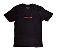 BlackPink Unisex T-Shirt: Pink Venom Group Photo (Black) (Back Print)
