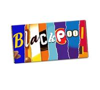 Blackpool Chocolate Bar Wrapper Football Club Team Novelty Birthday Gift Present CH-854 [Without Chocolate bar]