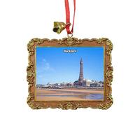 Blackpool England UK Travel Souvenir Xmas Tree Ornament Hanging Pendant Home Christmas Party Decoration