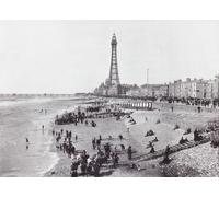 Blackpool Lancashire England. The front and the tower seen here in the 19th century. From Around The Coast An Album of Pictures from Photographs of the Chief Seaside Places of Interest in Great