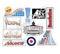 Blackpool Pleasure Beach Edible Icing Sheet A4 Cake Toppers