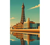 Blackpool Tower Greeting Card