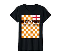 Blackpool UK, English Flag, Tangerine Army Blackpool Value Graphic T-Shirt